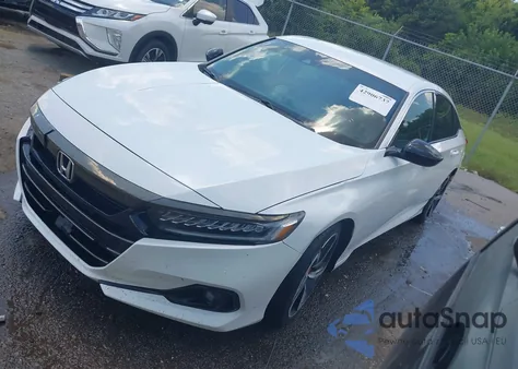 2022 Honda Accord Sport из США, поврежденный, VIN 1HGCV1F36NA038096